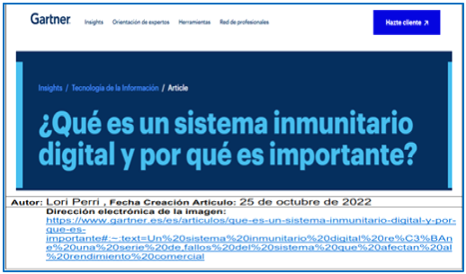 Sistema Inmunitario Fuente: Elaboración Propia